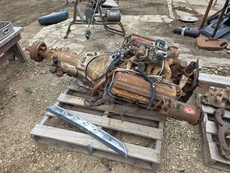 1950’s Chrysler Hemi Motor - Fragodt Auction and Real Estate LLC