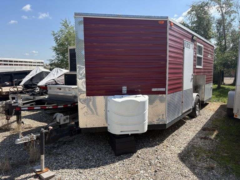2013 Ice Castle 8x16 Special, Single Axle, ST225/75R15 Tires, on Alloy Rims, Powder Coated Crank Dow