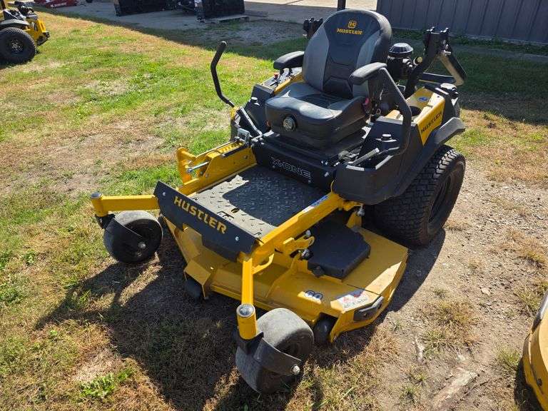2023 Hustler X-One Rear Discharge Zero Turn Lawn Mower, 60” Deck, Kawasaki 27hp Engine, 101.7 Hours,