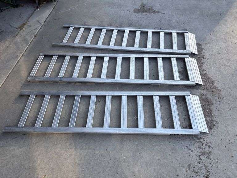 (3) Polaris Aluminum Ramps, 18”x6’, Buying All for One Money