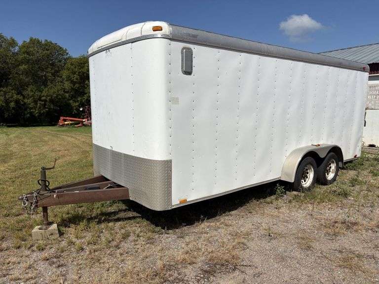 2004 Forest River CargoMate Enclosed Cargo Trailer, 7’x18’, Tandem Axle with (2) 3500# Axles, ST205/