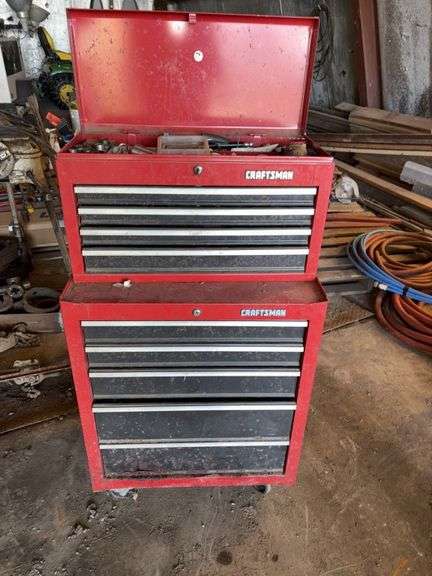 Craftsman Tool Chest, 9 Drawers, with contents