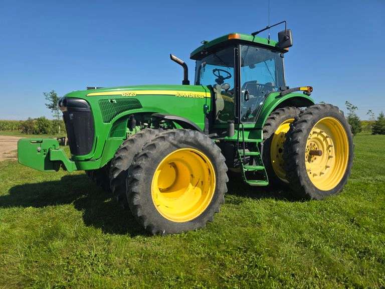 2004 John Deere 8320 MFWD Tractor, 8,654 Hours, Power Shift Transmission, 4 Hydraulics (Plumbed for 