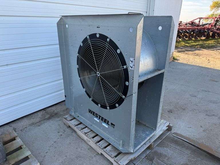 Westeel 15hp 3 Phase Centrifugal Fan, Never Used, Always Stored Inside