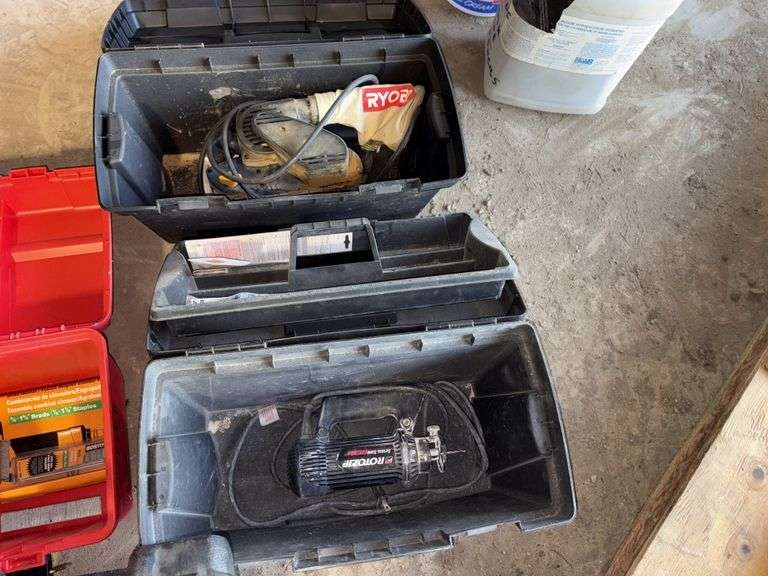 Ryobi Belt Sander, Corded, Rotozip, with cases