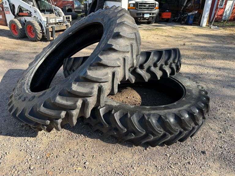 (3) Used Firestone 380/90R46 Radial Tires, All Were Mounted Tubeless and Held Air