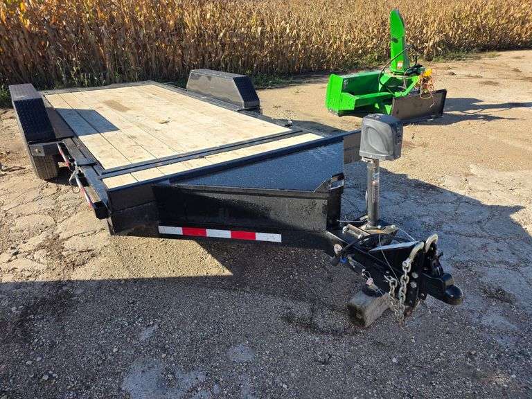 2023 MidSota 18’ Tilt Bed Trailer, 16’ Tilt with 2’ Front, 2 5/16” Ball, Electric Jack (Original Jac