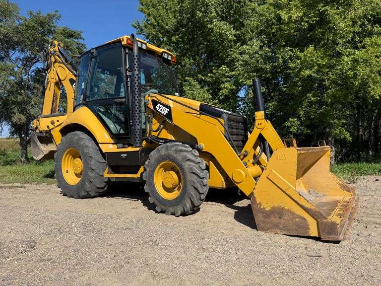 2014 CAT 420F Backhoe, 3758 Hours, Left Hand Reverser, CAT 1.25 Cubic Yard Bucket, CAT 30” Shovel, 1