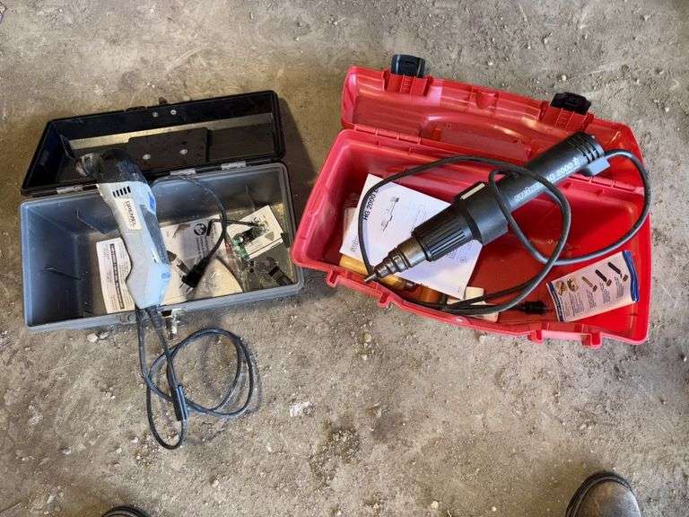 Steinel Heat Gun, Dremel Multimax Tool