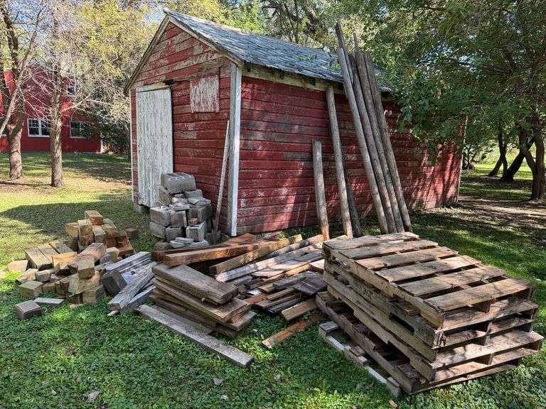 Misc. Lumber and blocking and cinder blocks