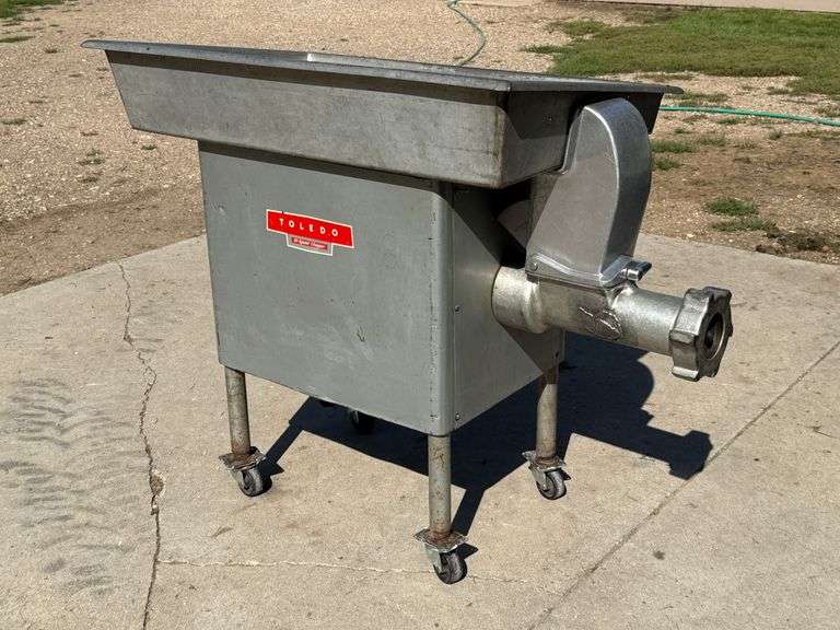 Toledo Commercial Meat Grinder, 220V. This Item is Located in South Dakota, Therefore South Dakota S