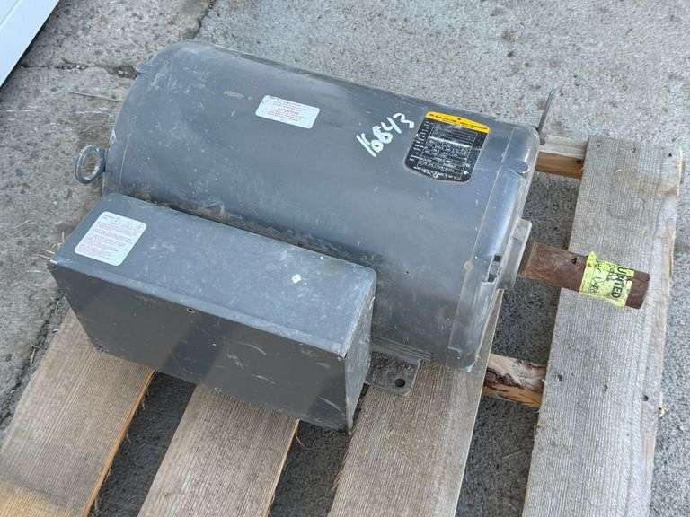 Baldor 15hp Single Phase Fan Motor that will fit in a Westeel Centrifugal Fan