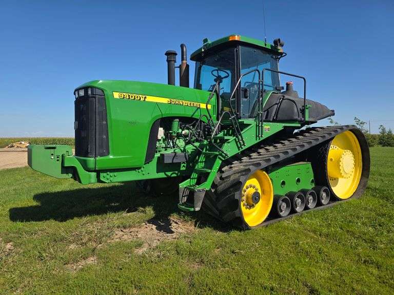 2000 John Deere 9400T Tractor, 5,515 Hours, 36” Goodyear Tracks, 12-24 Transmission, 4 Hydraulics, 1