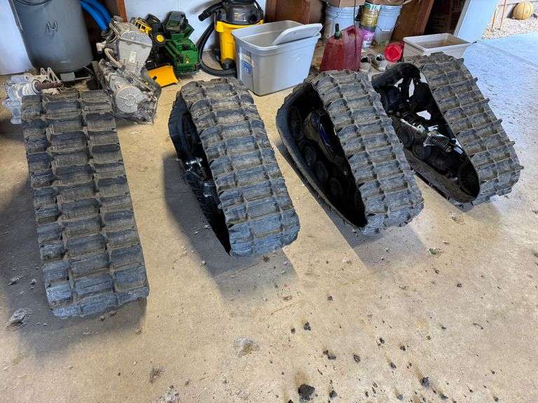 2020 Polaris Prospector Pro ATV Tracks, Made by Camso, With Mounting Brackets, were on a 2020 Polari