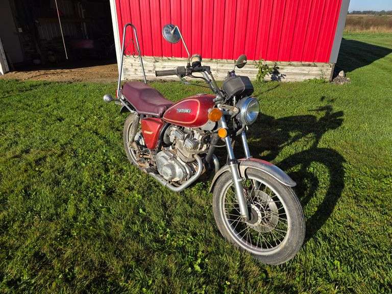 1980 Suzuki TSCC Motorcycle, Shows 6,665 Miles, Non Running, History is Unknown *No Title