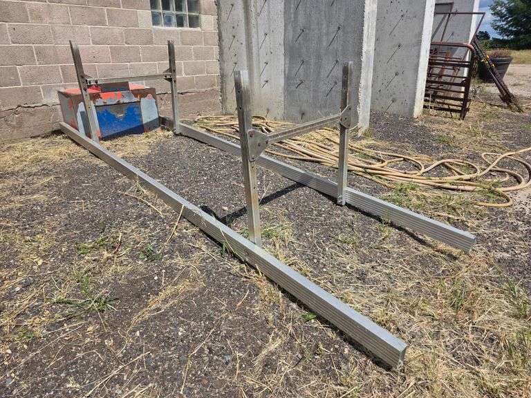 Pontoon Lift Rails, 14’ Long, 45” Outside to Outside - Fragodt Auction ...
