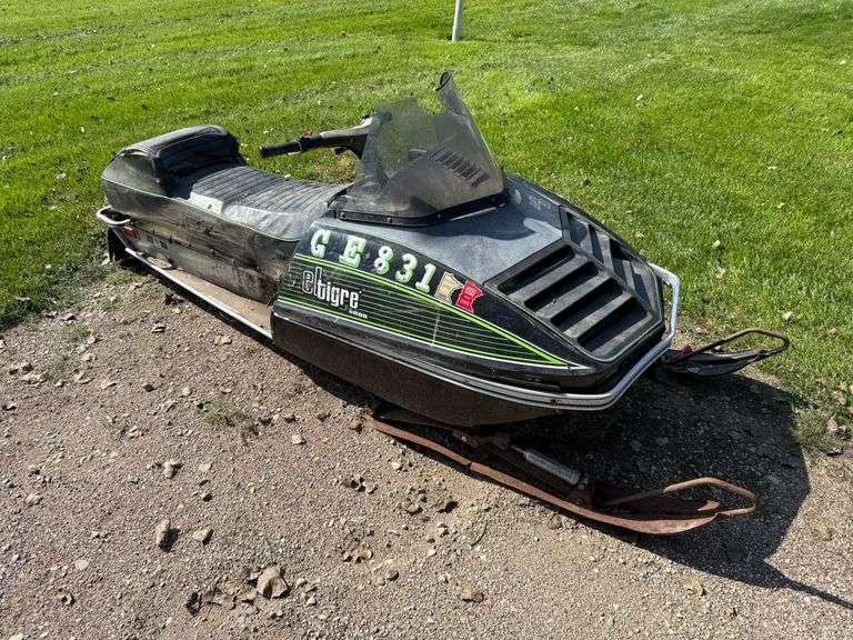 1976 Arctic Cat Eltigre 5000 Snowmobile, 2,412 Miles, Has Not Ran for a Number of Years, Engine is L