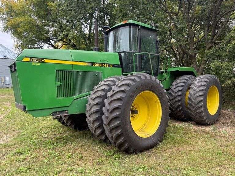 John Deere Model 8560 4-Wheel Drive Tractor, 520/85R 38 Tires With ...