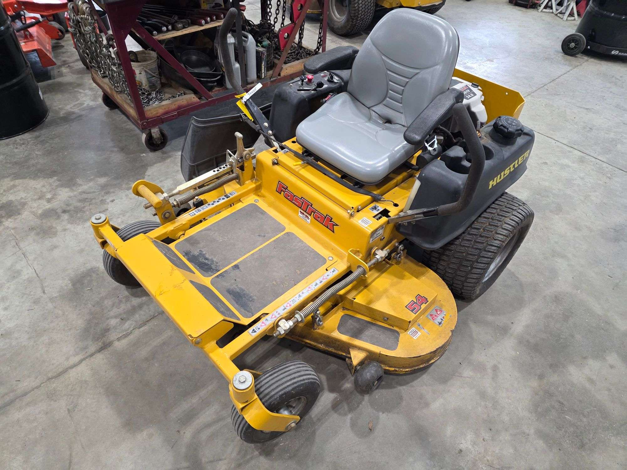Hustler Fastrak 54” Zero Turn Lawn Mower, 623 Hours, Kawasaki