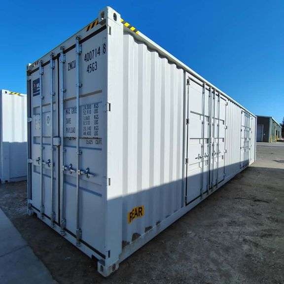 40ft. One Trip, High Cube Mouse Proof Container w/ 1 End Door & 2 Side Doors (Est. Retail Value ($12,000)