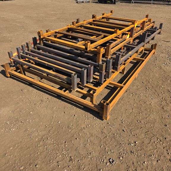 (10) Square Steel Tubing Racks - Fast Bid Auctions, LLC