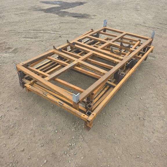 (6) Square Steel Tubing Racks - Fast Bid Auctions, LLC