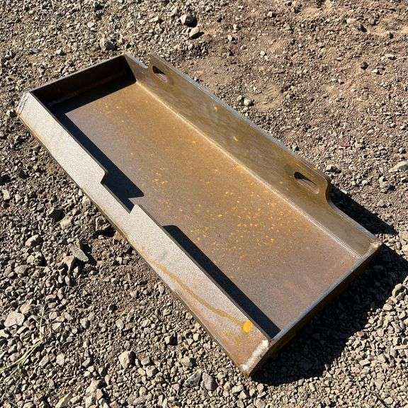 Mini Skid-Steer Steel Mounting Plate (New/Unused)