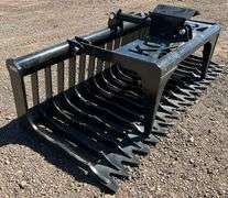 76in Heavy Duty Skid Steer Skeleton Grapple Bucket (New/Unused)
