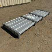 (100) 10' x 36" Corrugated Galvanized Sheet Metal (New/Unused)
