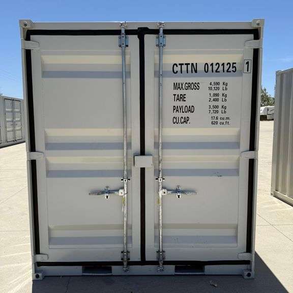 12ft Office Shipping Container w/ Man Door, End Door, Window (New/Unused)