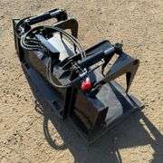 Skid-Steer 72in Hydraulic Grapple Bucket (New/Unused)