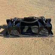 Skid-Steer 72in Hydraulic Grapple Bucket (New/Unused)