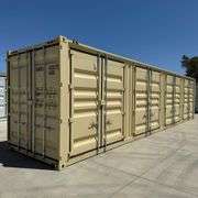 2025 40ft. High Cube Mouse Proof Container w/ 1 End Door & 4 Side Doors (Est. Retail Value ($12,000)