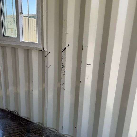 12ft Office Shipping Container w/ Man Door, End Door, Window (New/Unused)