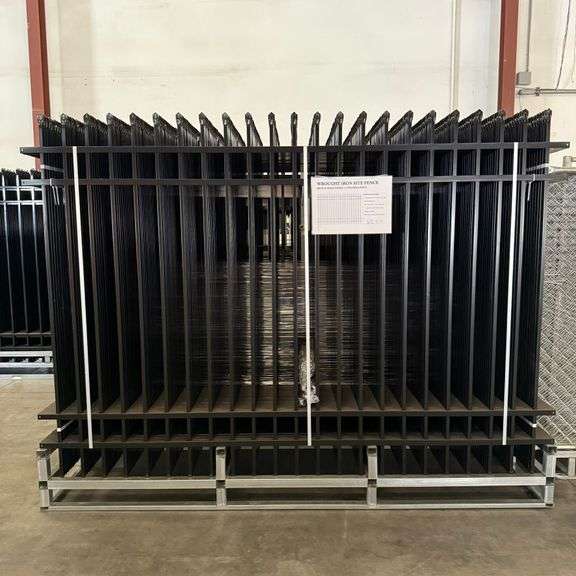 (30) 10’ x 7’ Steel Fence Panels w/ 21 Posts (New/Unused)