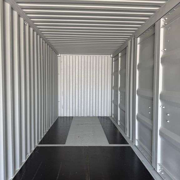 2025 40ft. High Cube Mouse Proof Container w/ 1 End Door & 4 Side Doors (Est. Retail Value ($12,000)