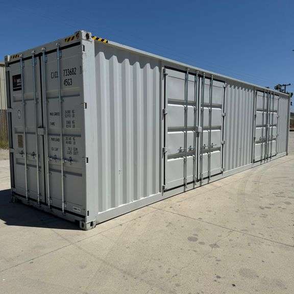 2024 40ft. High Cube Mouse Proof Container w/ 1 End Door & Large Side Doors (Est. Retail Value ($12,000).