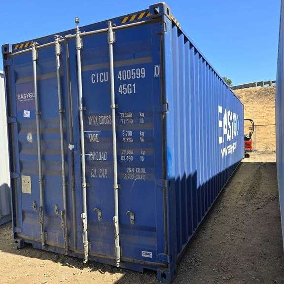 40' High Cube Shipping Container w/ 1 End Door