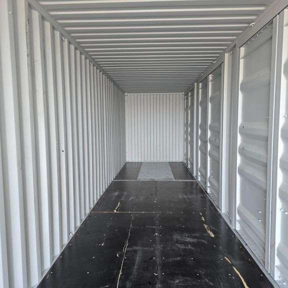 2025 40ft. High Cube Shipping Container w/ 1 End Door & 4 Side Doors (Est. Retail Value ($12,000) (One Trip)