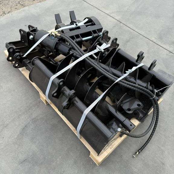 9 Piece Mini Excavator Heavy Duty Attachment Set (New/Unused)