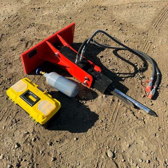 Mini Skid-Steer Breaker (New/Unused) W/Two Bits
