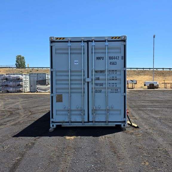 2025 40ft. High Cube Shipping Container w/ 1 End Door & 4 Side Doors (Est. Retail Value ($12,000) (One Trip)