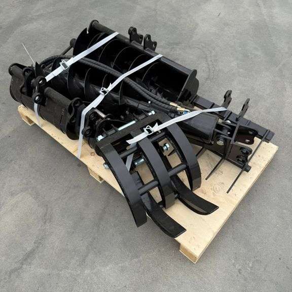 9 Piece Mini Excavator Heavy Duty Attachment Set (New/Unused)