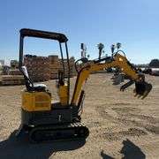 2025 Starvox SV-ME12 1-Ton Mini-Excavator with dozer blade (New/Unused) (Est. Retail Value $17,000).