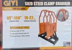 Skid Steer Heavy Duty Hydraulic Clamp Grapple (New/Unused)
