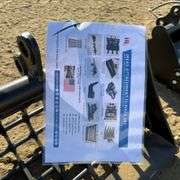 11 Piece Mini Excavator Heavy Duty Attachment Set (New/Unused)