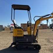 2025 Starvox SV-ME12 1-Ton Mini-Excavator with dozer blade (New/Unused) (Est. Retail Value $17,000).