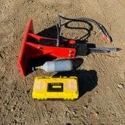 Mini Skid-Steer Breaker (New/Unused) W/Two Bits