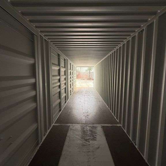2025 40ft. High Cube Shipping Container w/ 1 End Door & 4 Side Doors (Est. Retail Value ($12,000) (One Trip)
