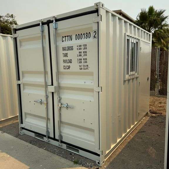 10' Shipping Container w/  End Door (New/Unused)